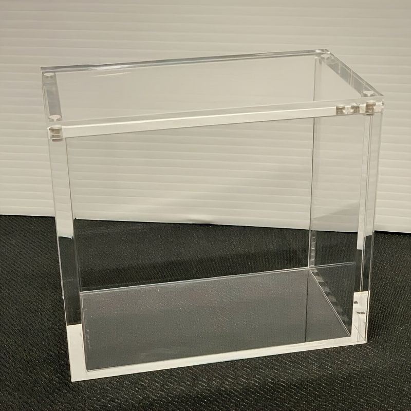 Stackable Acrylic Display Box 5mm Thick Suitable for Elite Trainer's Case ETB - High-Quality Rectangular Protective Cover with Secure Magnetic Closures, Transparent and Durble