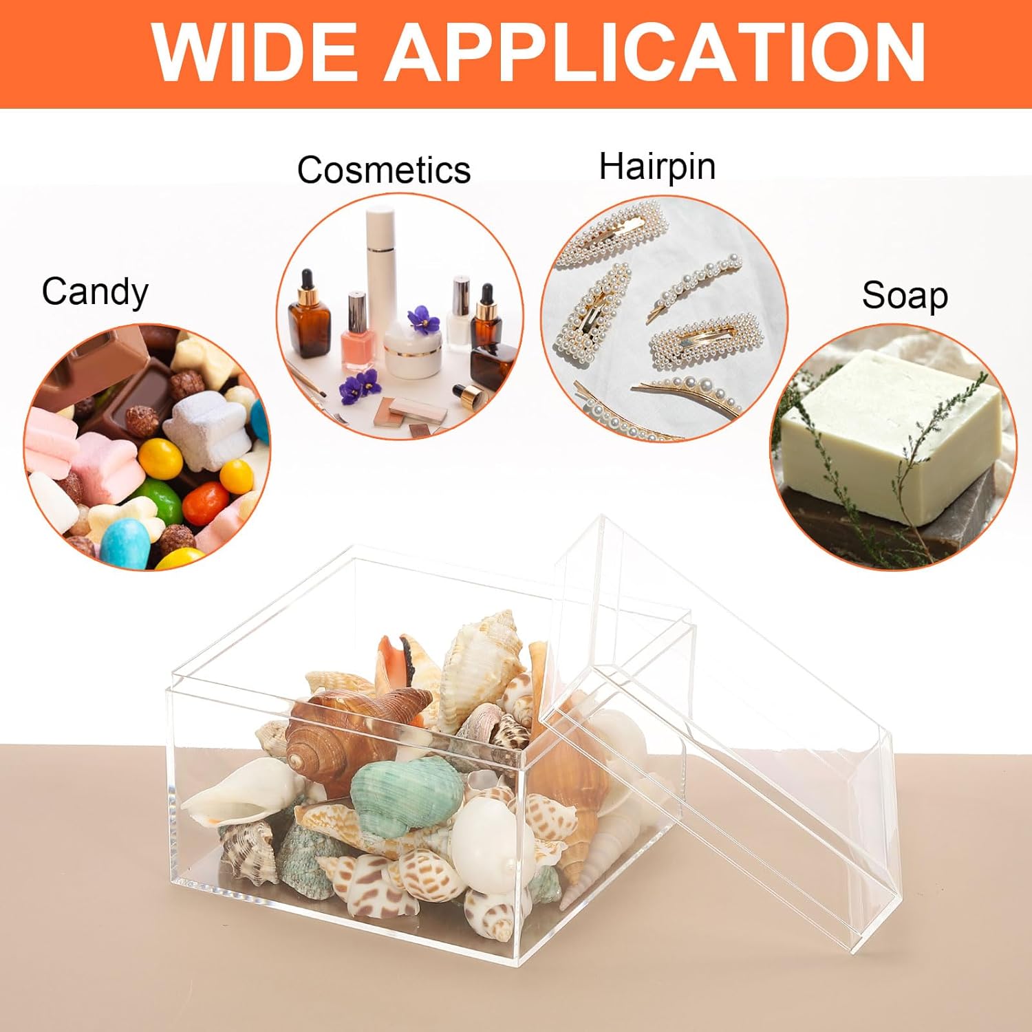 Stackable Acrylic Display Box 5mm Thick Suitable for Elite Trainer's Case ETB - High-Quality Rectangular Protective Cover with Secure Magnetic Closures, Transparent and Durble